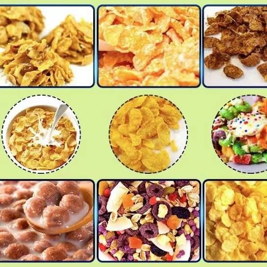 Breakfast Corn Flakes Extruder Machine