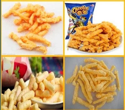 Kurkure Cheetos Corn Curl Nik Naks Mesin Pembuat Ekstruder Makanan Ringan